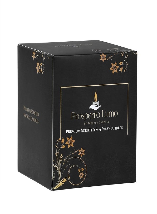 PROSPERRO LUMO by Parkash Candles Premium Scented Soy Wax Candle 200 gm 25-30 Hrs Luxury Aroma Therapy Votive Jar Scented Candles for Home Decor Gift Set (Lavender Bouquet) - Image 4